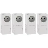 Netgear Set van 4 PLC-adapters 1000 Wit