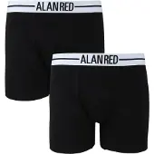 Alan red Boxershort Zwart 2Pack