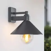 LumenXL Retro badkamer wandlamp - antraciet