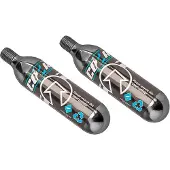 Pro Threaded 16g 2 Units Co2 Cartridge Zwart 16 g