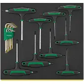 Stahlwille TCS 10769+10771/17 Haakse schroevendraaierset