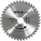 YATO Tandzaagblad van carbide 190 x 30 mm, 40 tanden