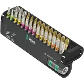 Wera Bit-Check 30 Wood TX HF 1 05057436001 Bitset 30-delig Torx, Kruiskop Phillips, Kruiskop Pozidriv