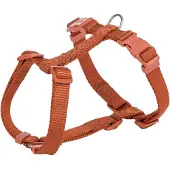 Trixie hondentuig premium h-tuig roest bruin 52-75x2 cm