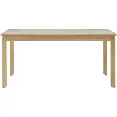 1898 Alfred eettafel Witgepigmenteerd eikenhout, 90x160 cm