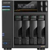 Asustor Lockerstor 4 Gen3 NAS 4-Bay AMD Ryzen V3C14 CPU, 16 GB ECC DDR5 RAM, 0/4 HDD/SSD