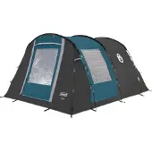 Coleman Cook 4 tent – 4 Persoons tunneltent – UV Guard zonbescherming - Brandvertragend materiaal – Grijs/blauw
