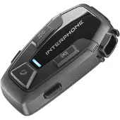 Interphone Cellularline INTERPHOUCOM7RTP, 1000 meter, A2DP, AVRCP, HFP, zwart, 2 stuks, USB type A naar USB type C