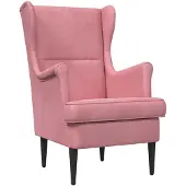 vidaXL Fauteuil Roze Fluweel