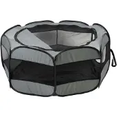 Duvo+ Duvoplus - Opvouwbare speelren - Lichtgrijs - L - 120x45x51cm - Eenvoudig opzetbaar