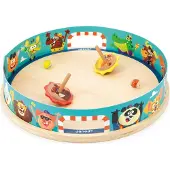 Janod Jeu d'adresse Appletop Toupies Arêne