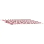 vidaXL Vervangingsdoek voor zonnescherm Rood en Wit 500 × 300 cm