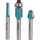 Makita D-30209 3 delige frees set - 6mm