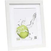 Deknudt fotolijst - wit met passe-partout - 10x15 / 13x18 cm