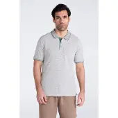 Mountain Warehouse Heren Dawnay Textured Pique Poloshirt (Licht Khaki)
