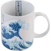 Grupo Erik Hokusai Mok De grote golf van Kanagawa Wit en Blauw