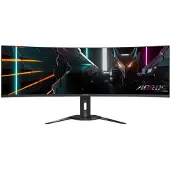 Gigabyte AORUS CO49DQ computer monitor 124,5 cm (49") 5120 x 1440 Pixels Dual QHD OLED Zwart