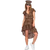 Coppens Jurk festival panter | Maat 34