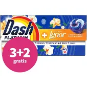 Dash 3+2 Gratis: Wasmiddelcapsules 4in1 Pods Amber & Orchidee 26 Stuks