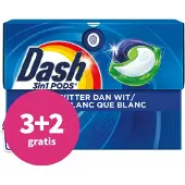 Dash 3+2 Gratis: Wasmiddelcapsules 3in1 Pods Original 15 Stuks