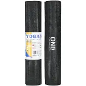 One Fitness Yogamat - Zwart - 6 mm