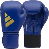 Adidas Bokshandschoenen Speed 50 - Blauw/Goud - 14 oz