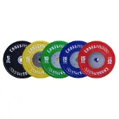 Lifemaxx Crossmaxx Competition Bumper Plate - 50 mm Halterschijf - 15 kg