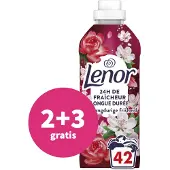 Lenor 2+3 Gratis: Wasverzachter Jasmijn En Rose De Mai 42 Wasbeurten 882 Ml