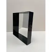 Kartell Only Me Spiegel 50x50 cm | Glossy Black