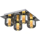 Brilliant Plafondlamp Rafa Glas