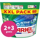 Ariel 2+3 Gratis2+2 Gratis: 4in1 Wasmiddel Pods Actieve Geurbestrijding 60 Stuks