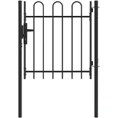 vidaXL Hekpoort BOXTEL 103 x 150 cm Gepoedercoat staal Vergrendelbaar