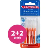Lactona 2+2 Gratis1+1 Gratis: Easygrip Ragers Extra Small Oranje 1.9 Mm 6 Stuks