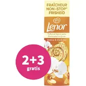Lenor 2+3 Gratis: In-wash Geurbooster Amber & Orchidee 19 Wasbeurten 240 Gr