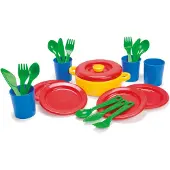 Dantoy - Dinner set in net (4381)