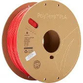 Polymaker 70826 PolyTerra PLA Filament PLA kunststof Gering kunststofgehalte, Wateroplosbaar 1.75 mm 1000 g Rood (mat) 1 stuk(s)