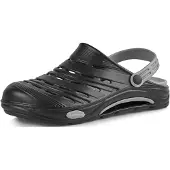 Ladeheid Clogs - Tuinschoenen - Lichte – Unisex - Zwartgrijs – 37 - LA-KL-030