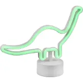 TRIO Neon Dino | Oplaadbaar en batterij | Groen | 1.6W | Lighting