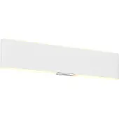 TRIO LED-wandlamp Conchita, dimbaar, wit / opaal, Woon-/ Eetkamer, metaal, Modern, LED wandlamp