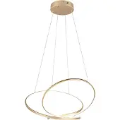 TRIO Vide hanglamp Darvin goud - 75cm