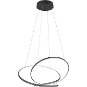 TRIO Hanglamp Darvin Zwart Groot