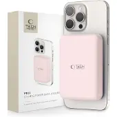 Tech-Protect Life MagSafe Draadloze Powerbank 10000 MAh Roze