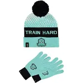 Difuzed Pokémon Muts & Handschoenen Set Bulbasaur Train Hard Turquoise