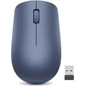 Lenovo 530, Geschikt voor zowel rechtshandigen als linkshandigen, Optisch, Draadloos (RF), 1200 DPI, Blauw
