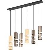 TRIO STREAM - Hanglamp - Multicolour - excl. 6x GU10 4,9 W - Plafondbevestiging - In hoogte verstelbaar