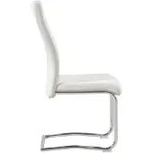 CARO-Möbel Eetkamerstoelen LOANO, set van 4 - wit