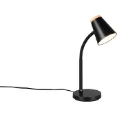RL LIVE YOUR LIGHT REALITY PONGO - Tafellamp - Bureaulamp - Zwart - incl. 1x SMD 4,5 W - Flexibel - LED-printplaat met hoog voltage - Niet dimbaar