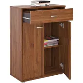 CARO-Möbel Commode TOMMY met lade - notenhout