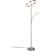 TRIO Design Leeslamp Willis Rvs 180cm