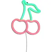 TRIO Neon Wandlamp Cerise Groen Rood